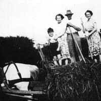 Skerrett family, Cripdon Farm, Manaton