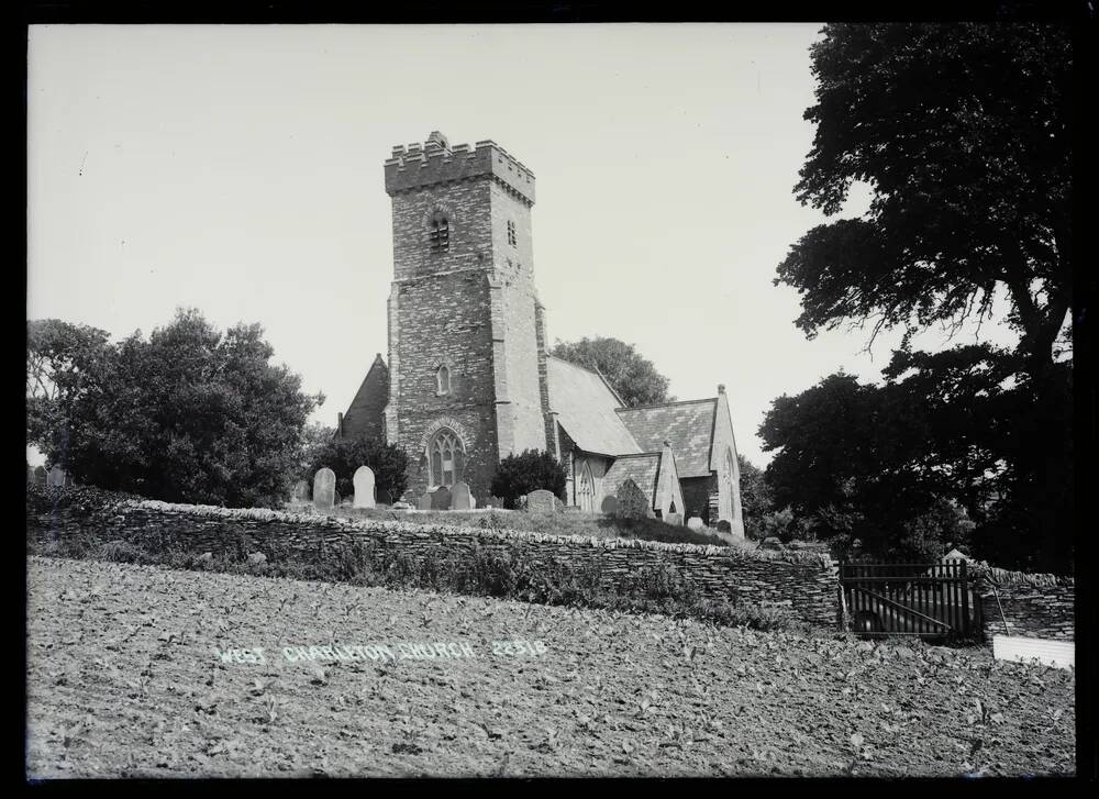 Church, exterior from west, West Charleton