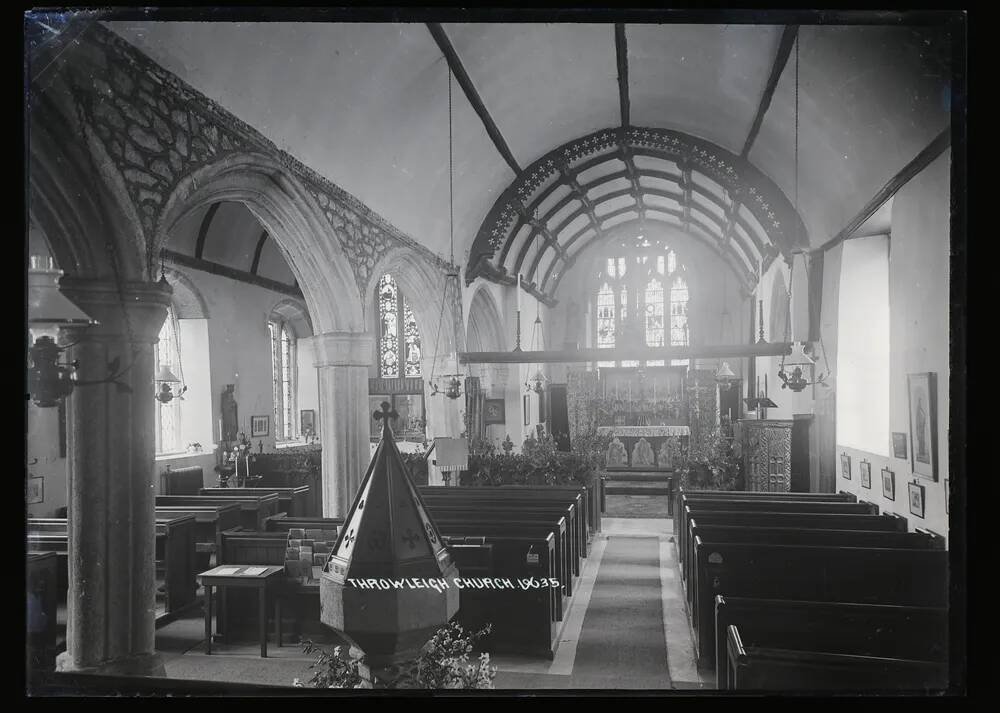 Church, interior, Throwleigh