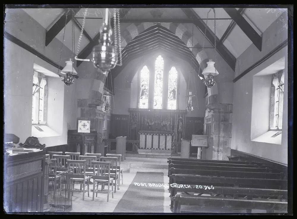 Post Bridge Church, interior, Lydford