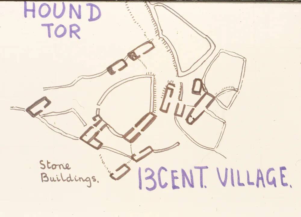 Houndtor village diagram