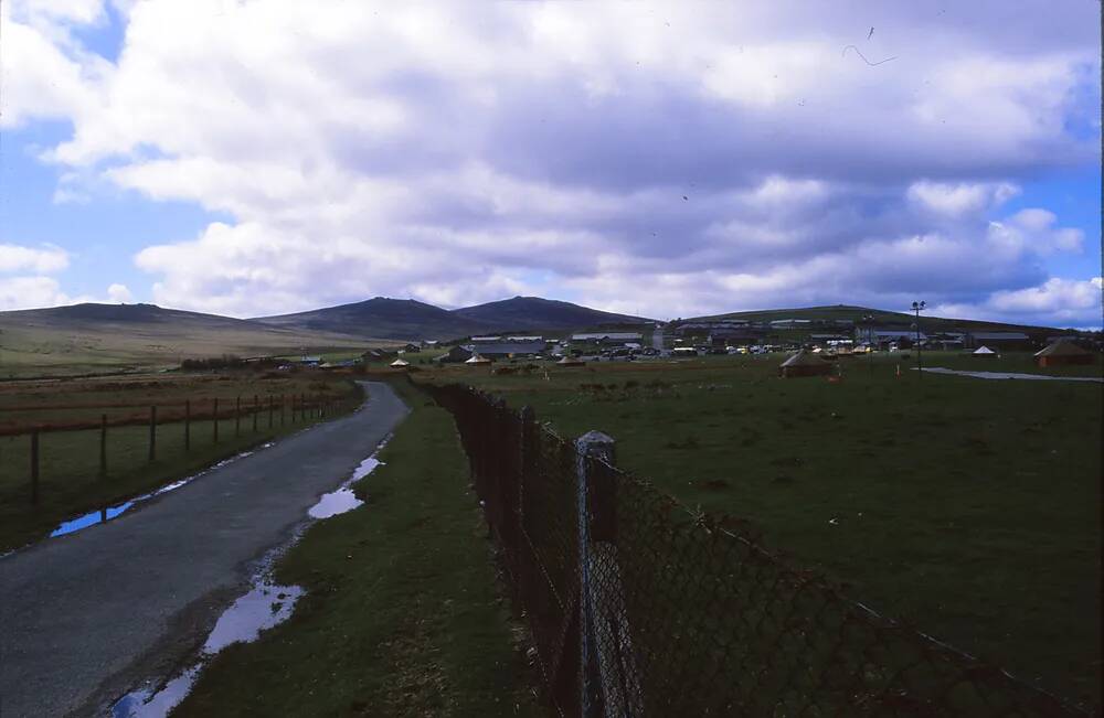 Road to camp, east Okement