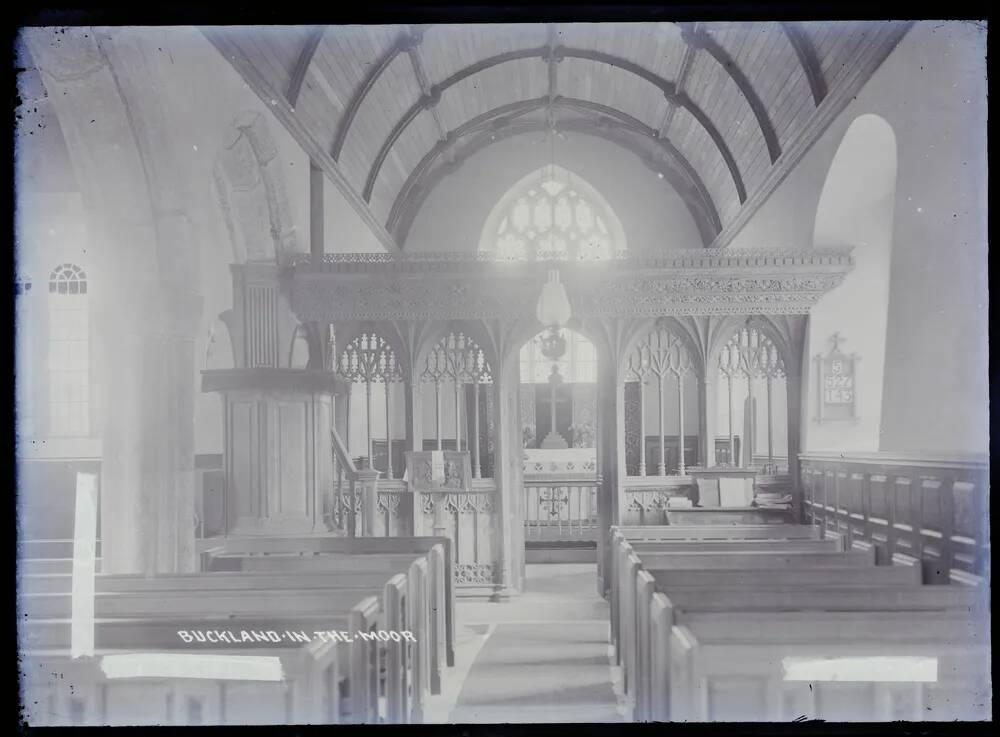 Church: screen, Buckland in the Moor