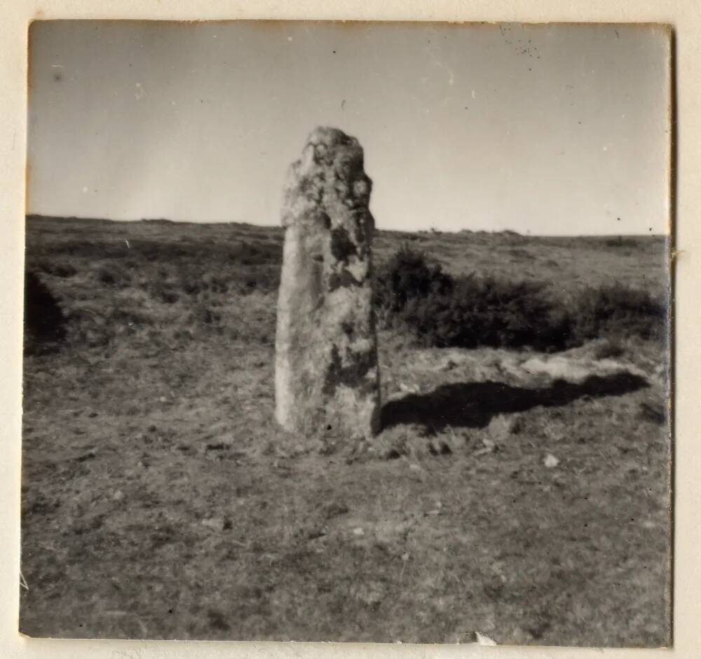 Stone cross near Widecombe