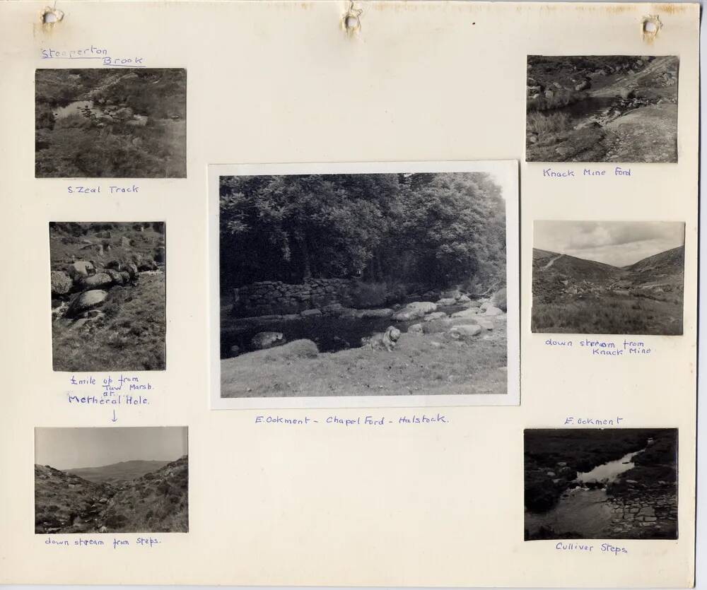 Page 68 of J.H.Boddy's album of Dartmoor photographs of crosses, beehive huts, etc.