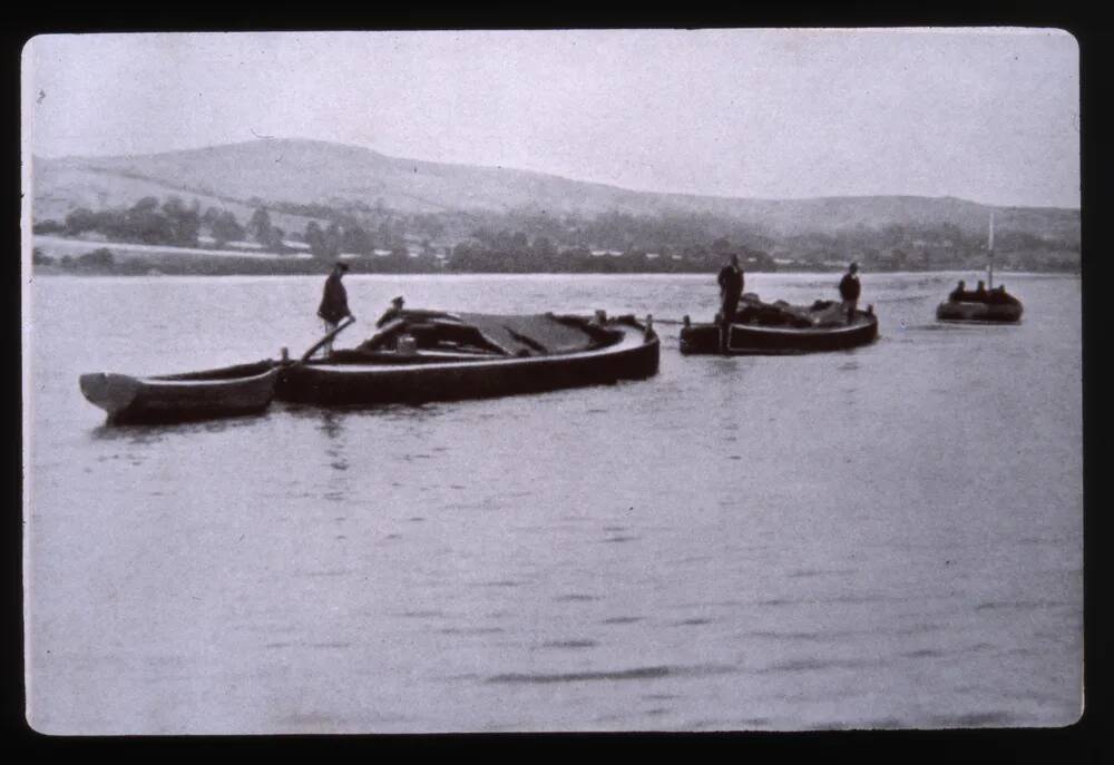 China Clay barges - River Teign