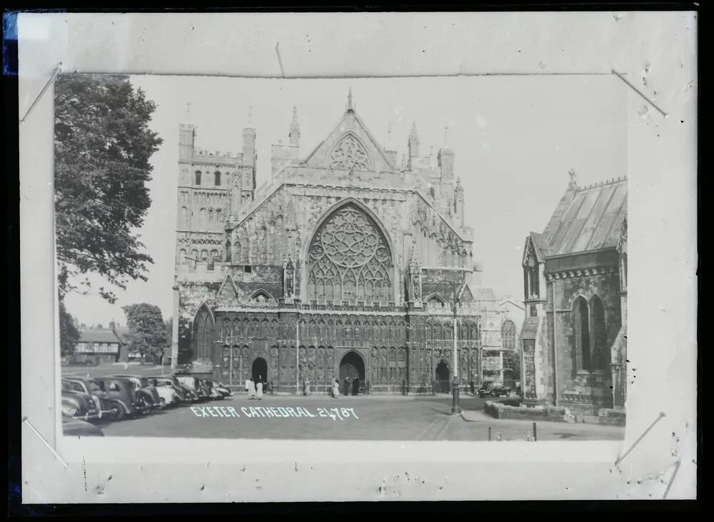 Cathedral: west Front, Exeter