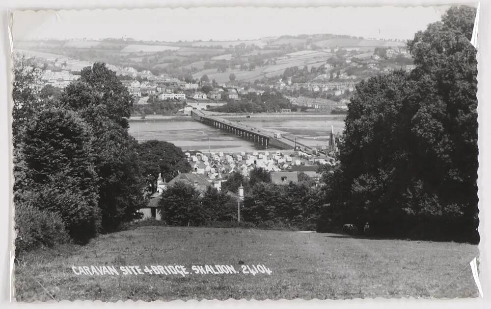 Caravan site at Shaldon