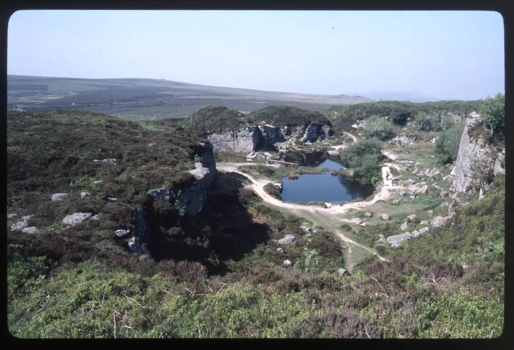 Haytor Quarry  - crane