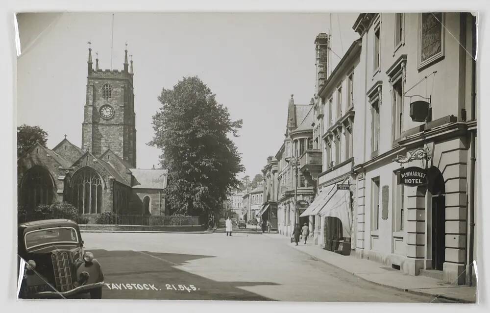 Tavistock  - square and church