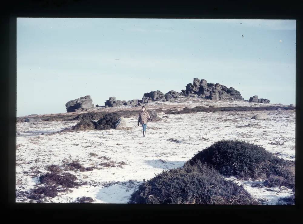 Snow on Hound Tor