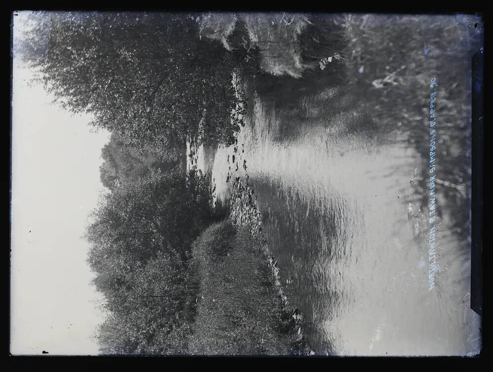 River Taw near Sampson Clapper, Tawton, North