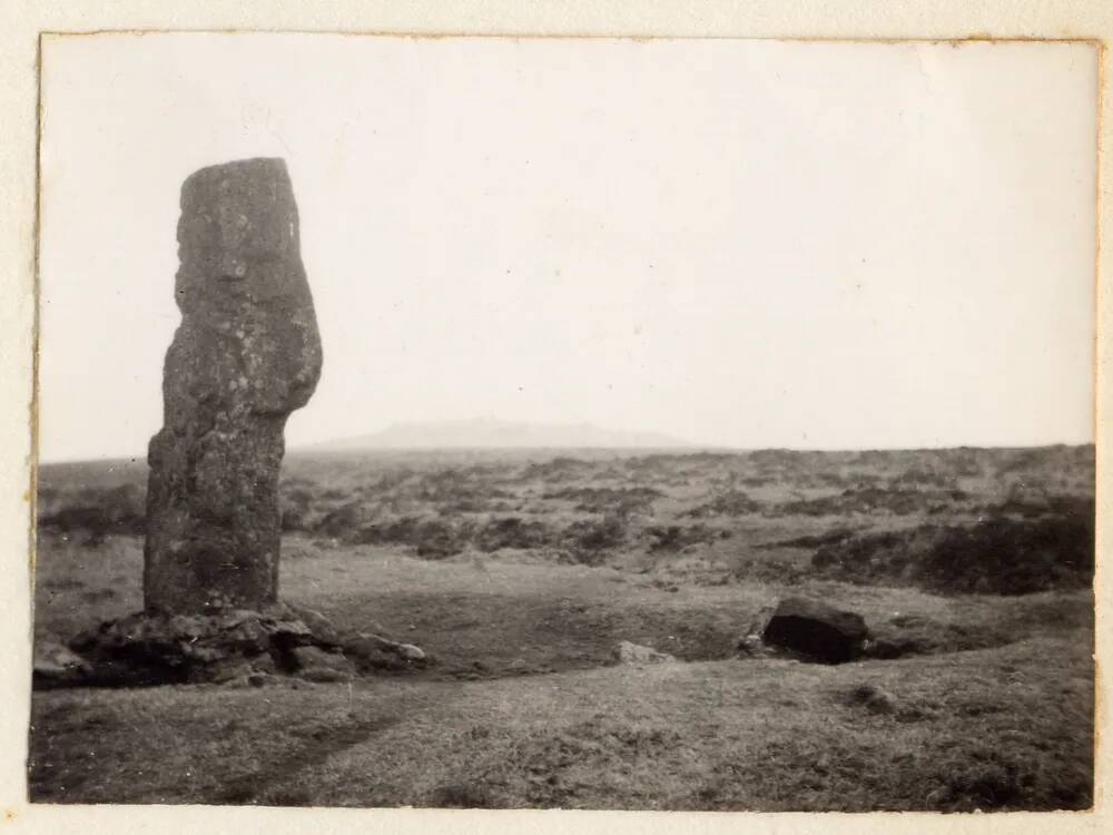 Longstone menhir near White Tor