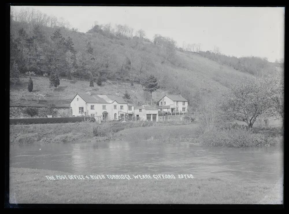 Post Office + river, Weare Giffard