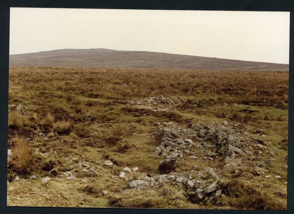 25/14 Higher Ford, Red Brook, tinners workings, SE to Wacka Tor 27/3/1991