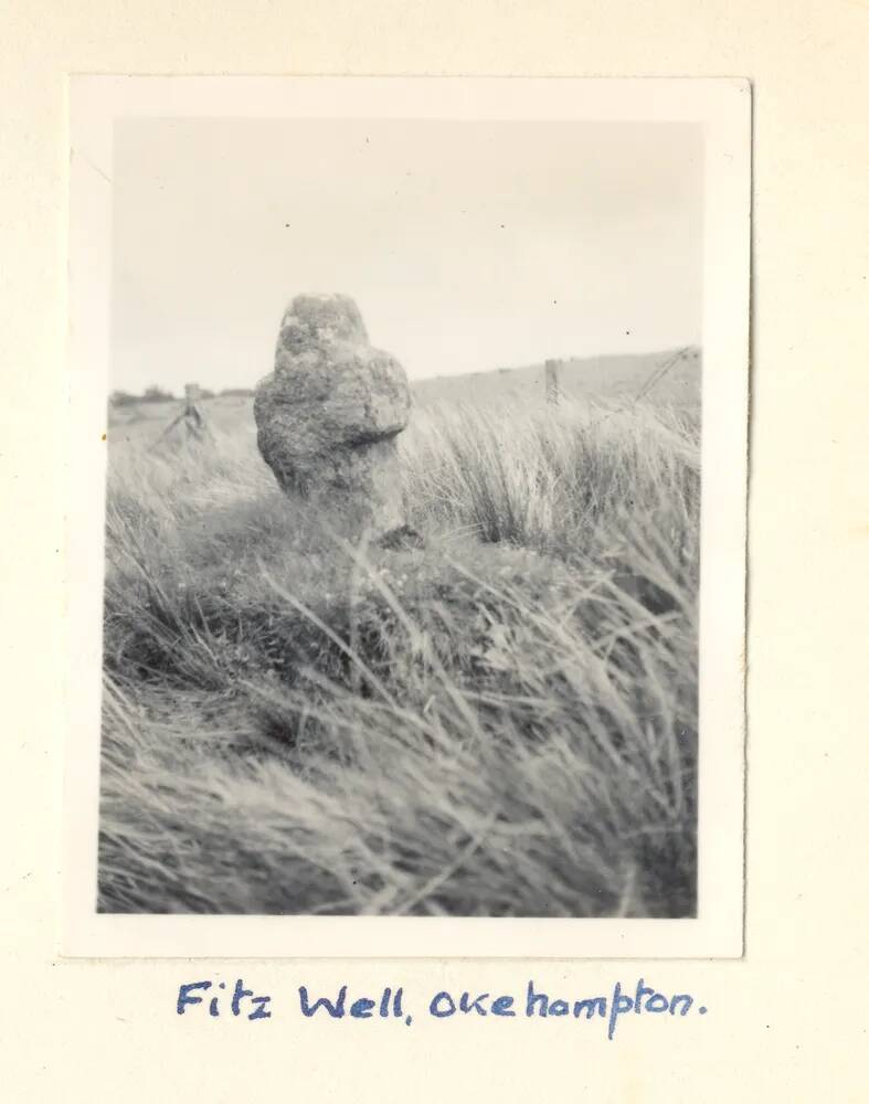 Stone cross at Fitz's Well