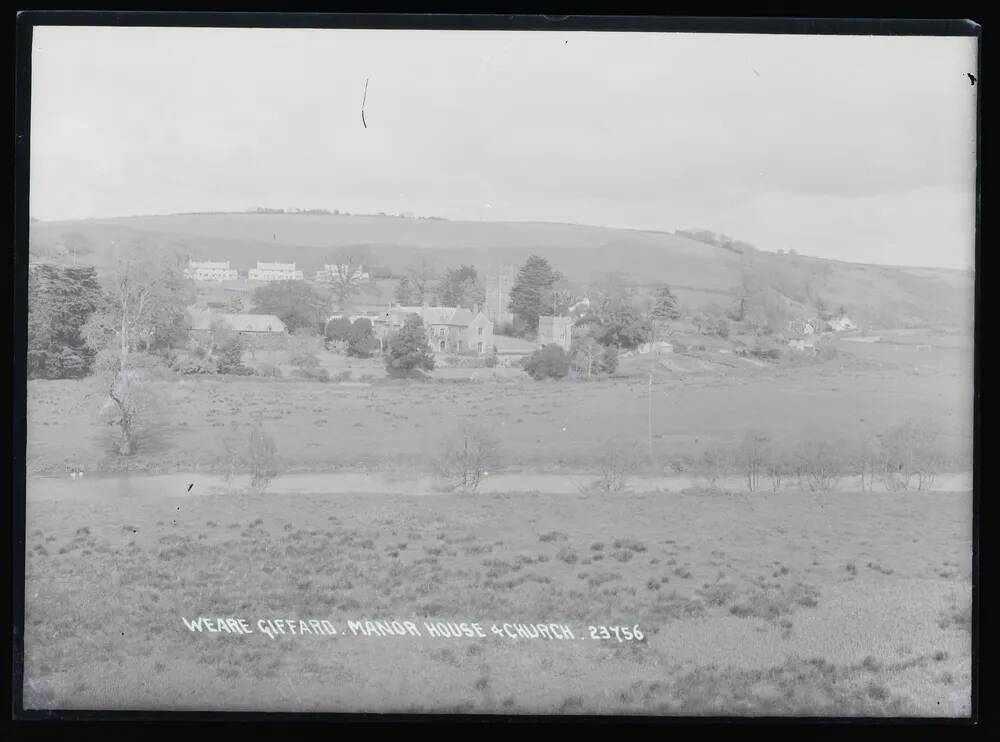 Manor House + church, Weare Giffard