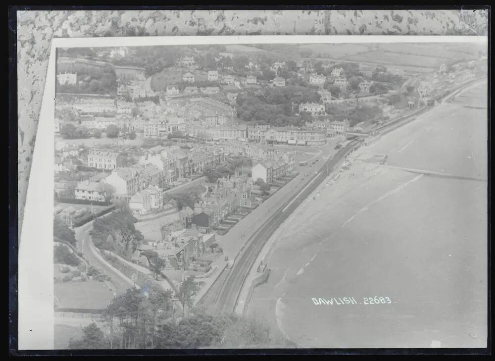 Aerial view from Lea Mount, Dawlish