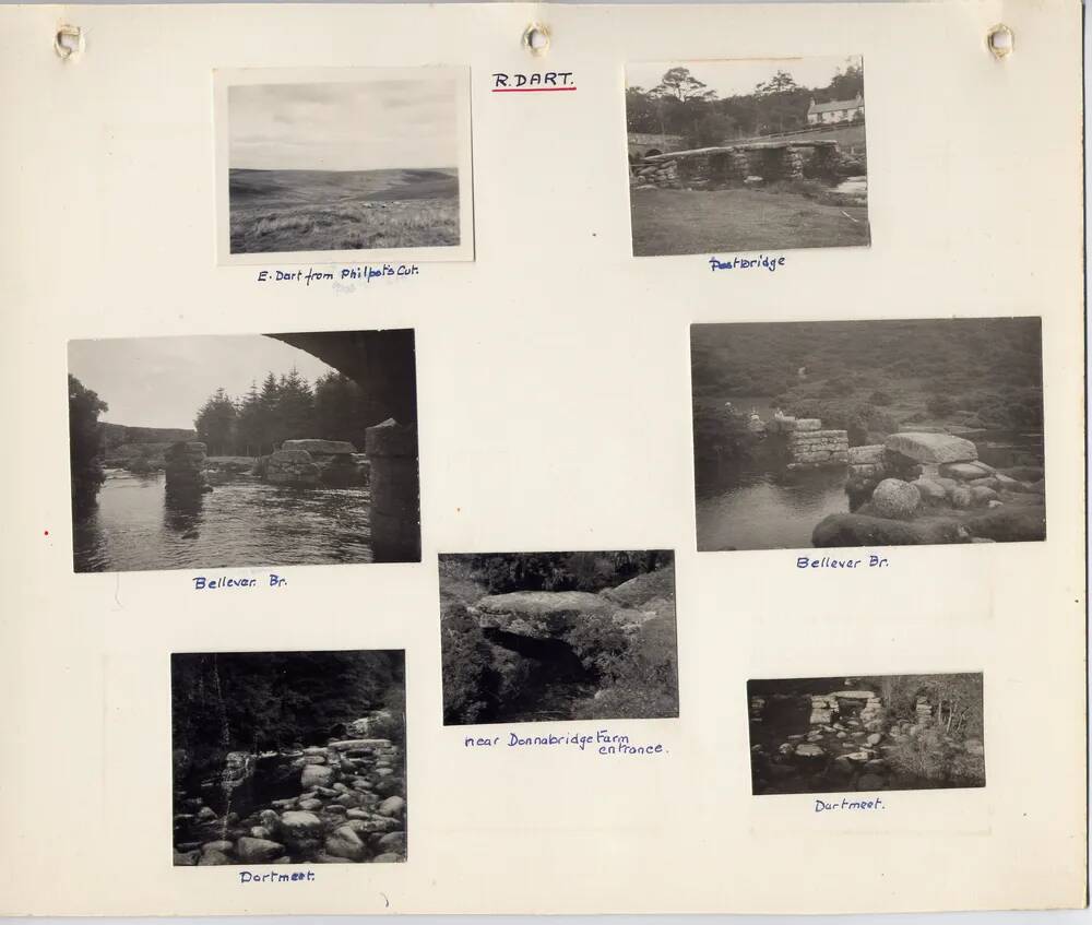 Page 58 of J.H.Boddy's album of Dartmoor photographs of crosses, beehive huts, etc.