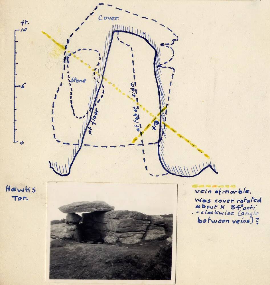 Dolmen on Hawks Tor