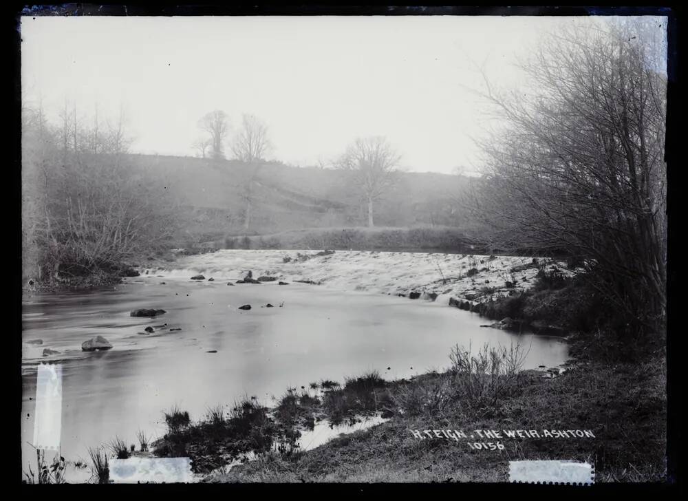 Ashton weir on the Teign