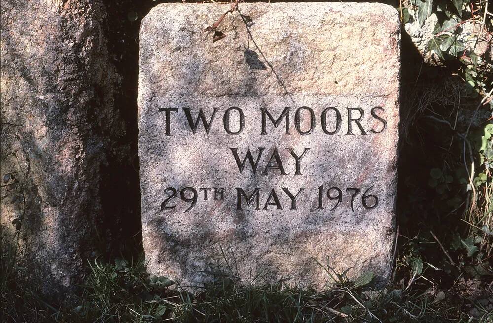 Two Moors Way stone