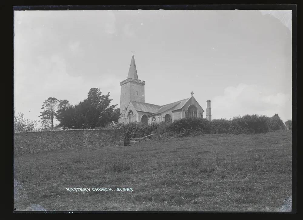 Church + village, Rattery