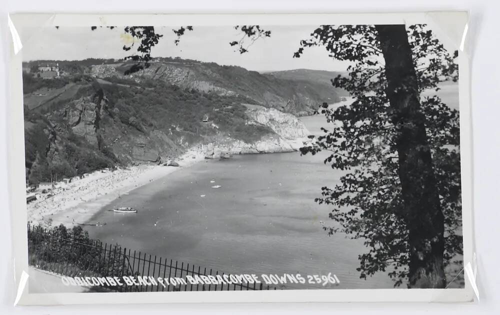 Oddicombe Beach from Babbacombe Downs