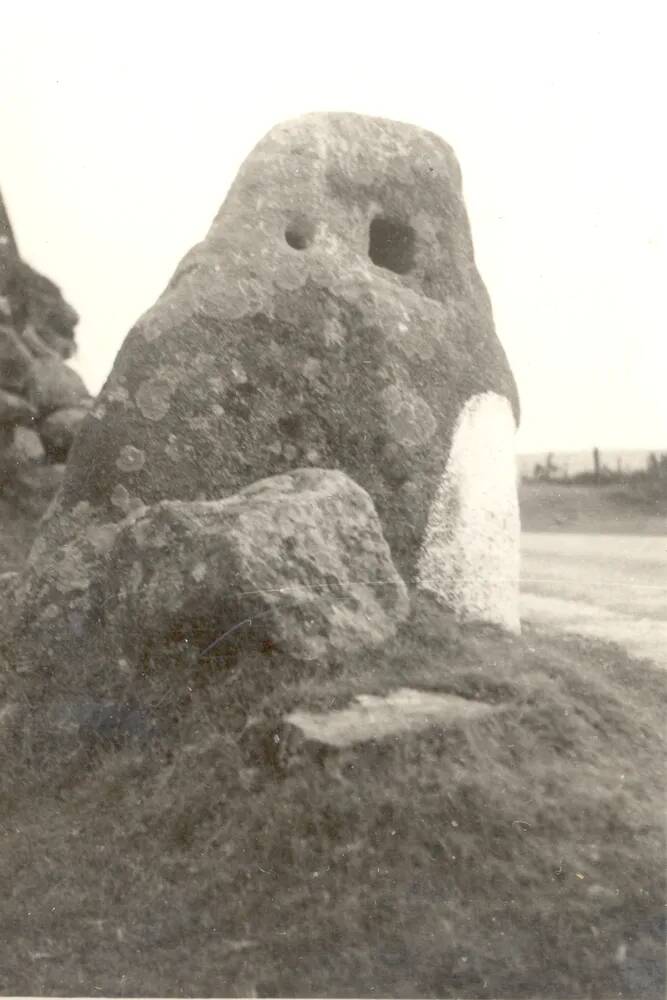 A boundary stone at Tolchmoor Gate