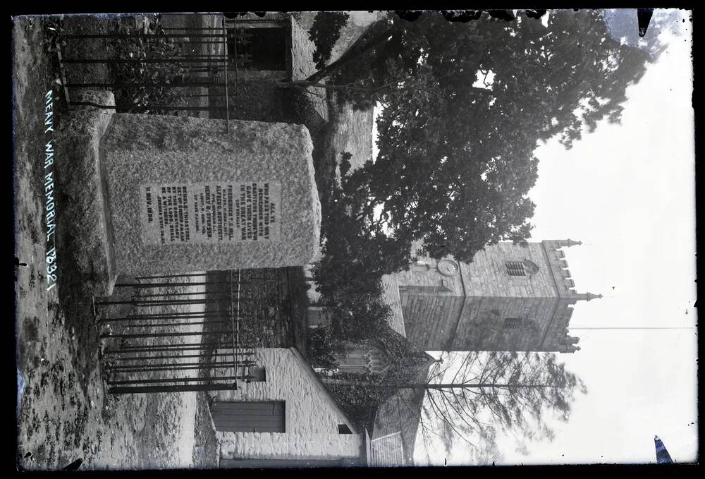 War memorial + church, Meavy