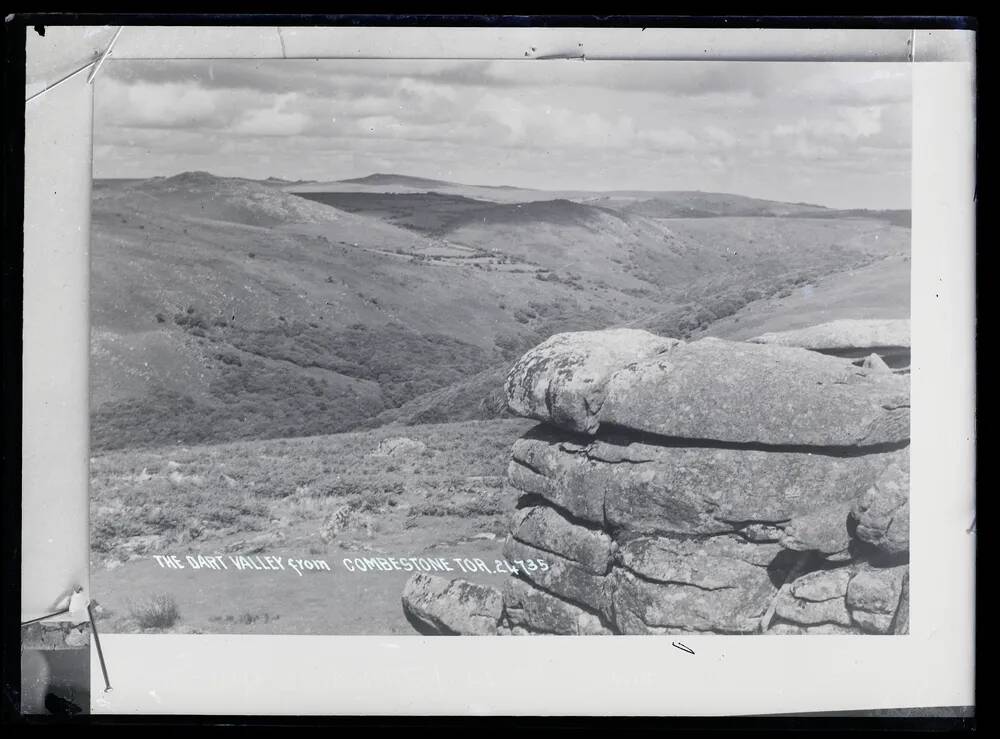 The Dart Valley, view from Combestone Tor, Lydford