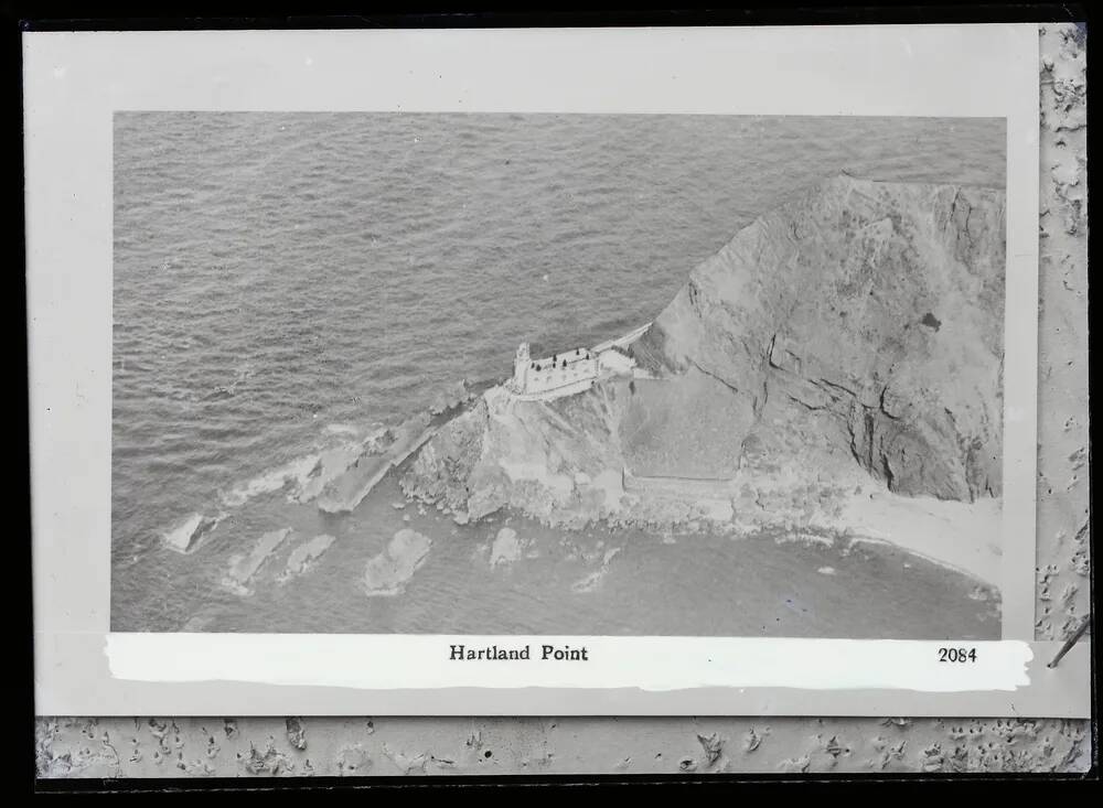 Hartland Point lighthouse (aerial view)