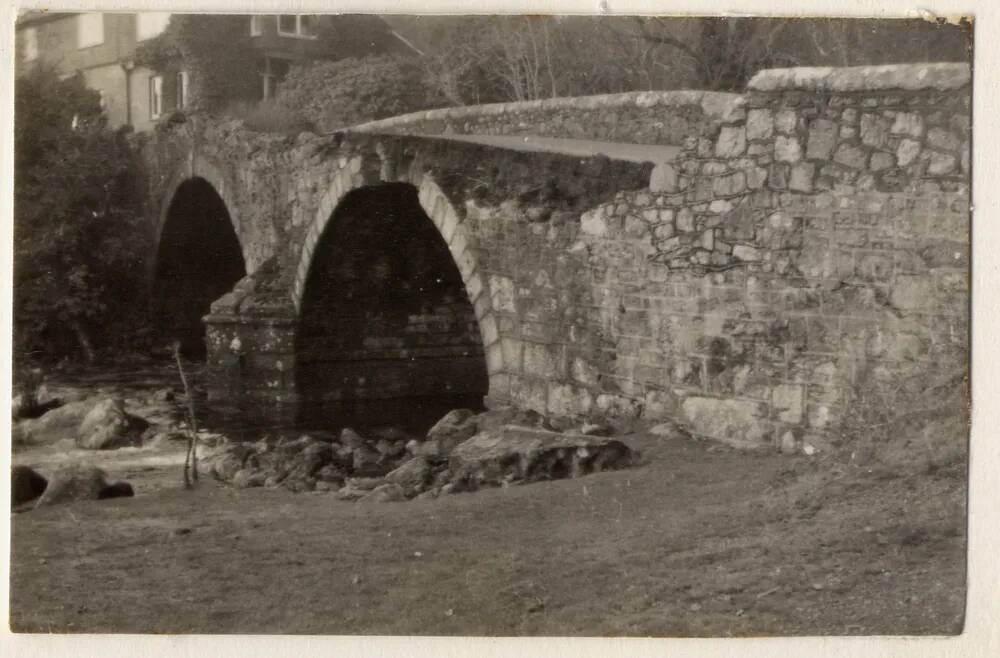 Stone road bridge at Dartmeet