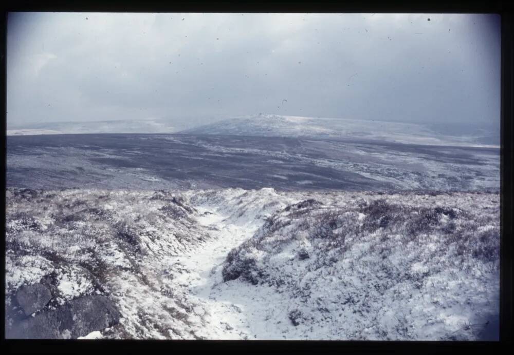 Peat Pass  near Rattlebrook in the Snow