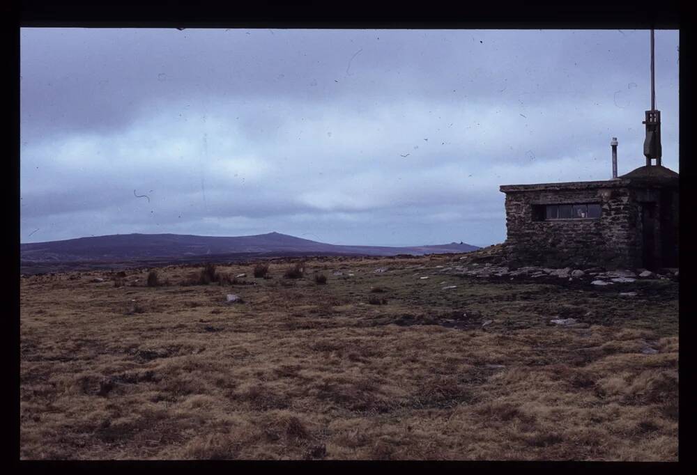 View from the Hangingstone showing the shelter