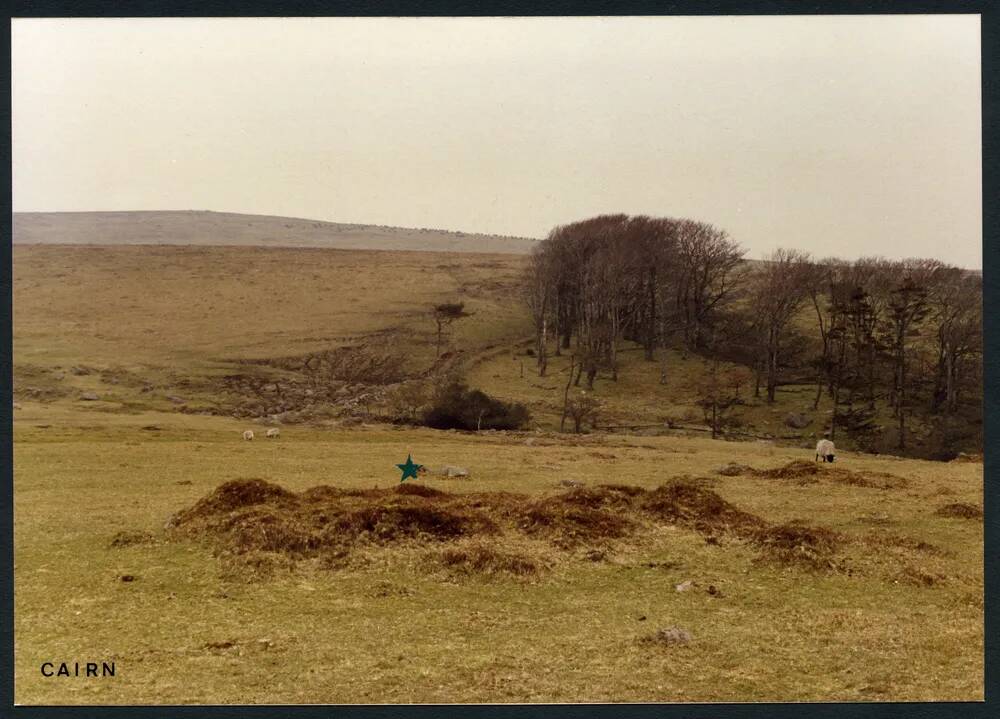 10/14 Unrecorded cairn above W Glaze Brook 27/3/1991