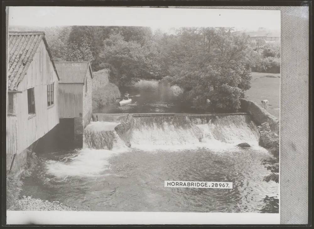 Canoe at the Weir, Horrabridge