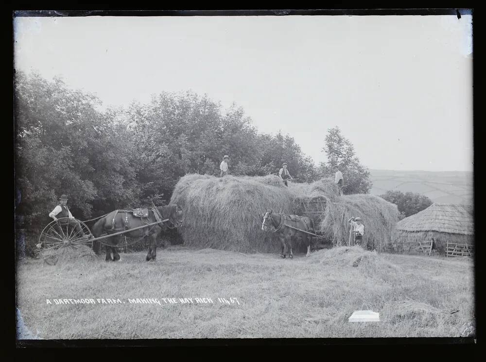 A Dartmoor Farm: Making the Hay Rick, Drewsteignton