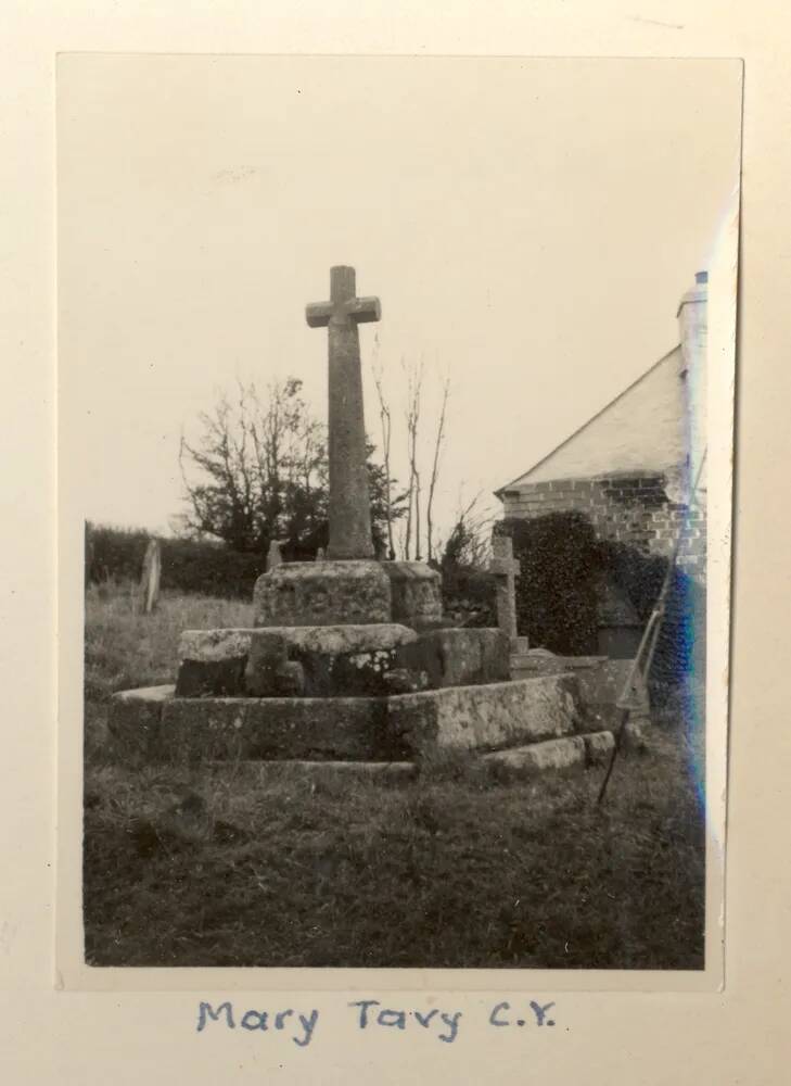 A cross in Mary Tavy churchyard