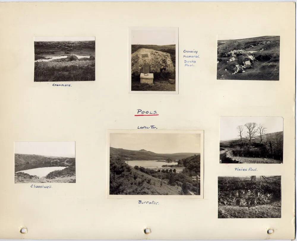 Page 71 of J.H.Boddy's album of Dartmoor photographs of crosses, beehive huts, etc.