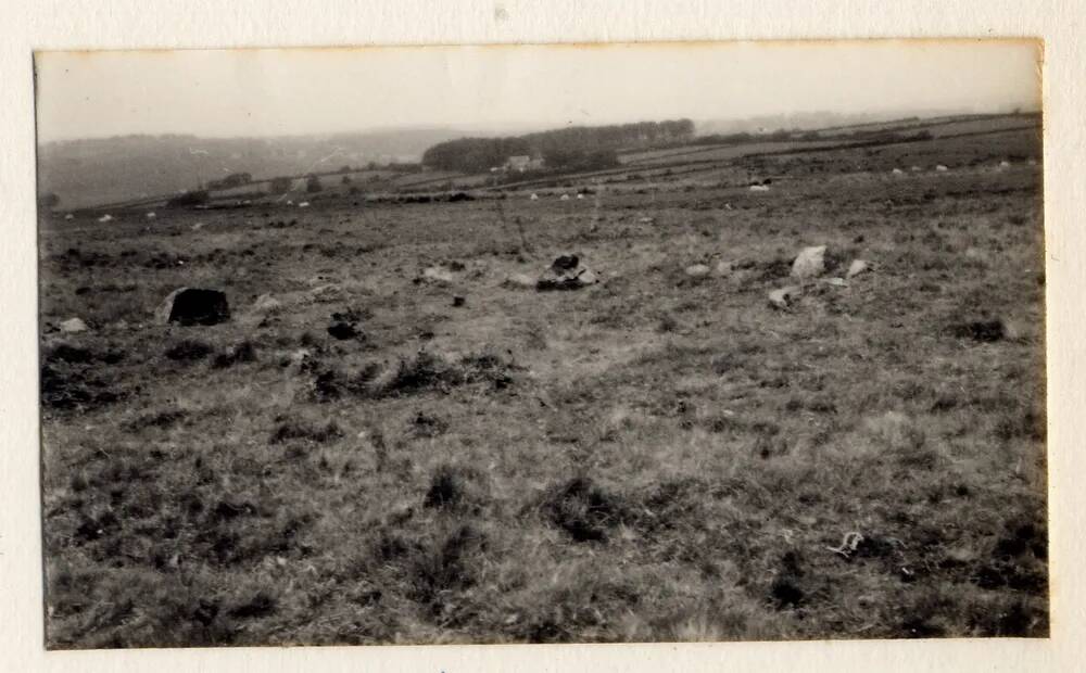 Stone circle on Wigford Down