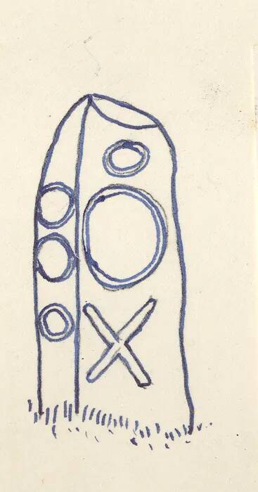 Drawing of the Bude Cross