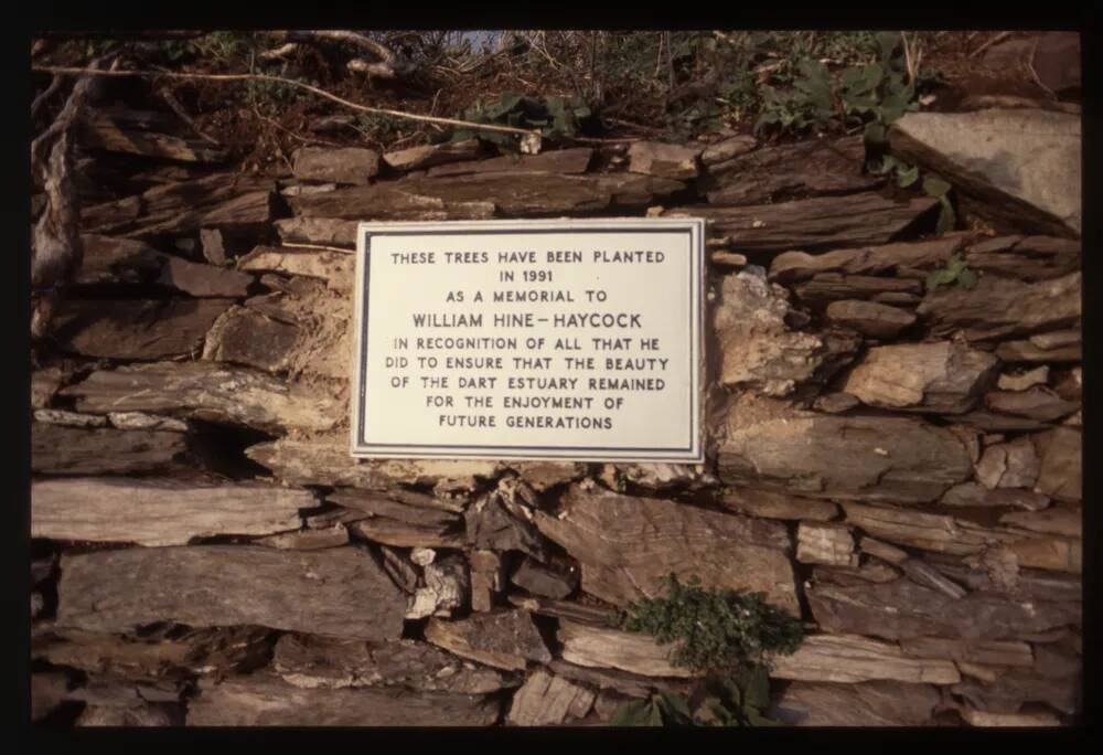  Plaque of Froward New Trees