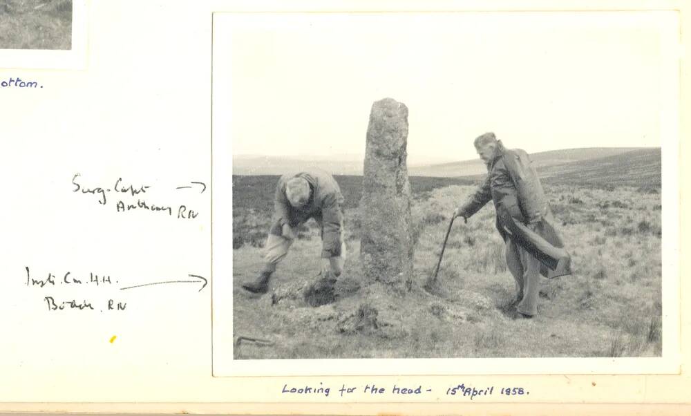 Looking for the head of a standing stone shaft