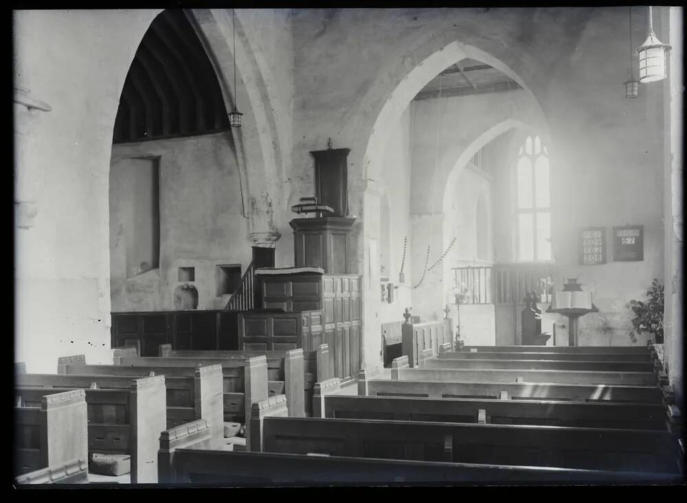 Church, interior, Branscombe