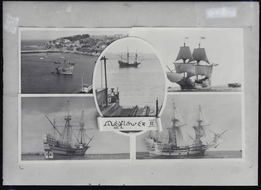 5 views of 'Mayflower II', Brixham