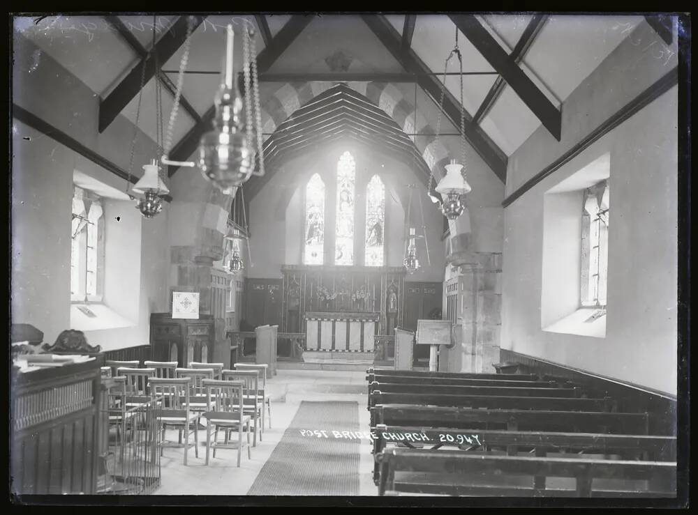 Post Bridge Church, interior, Lydford