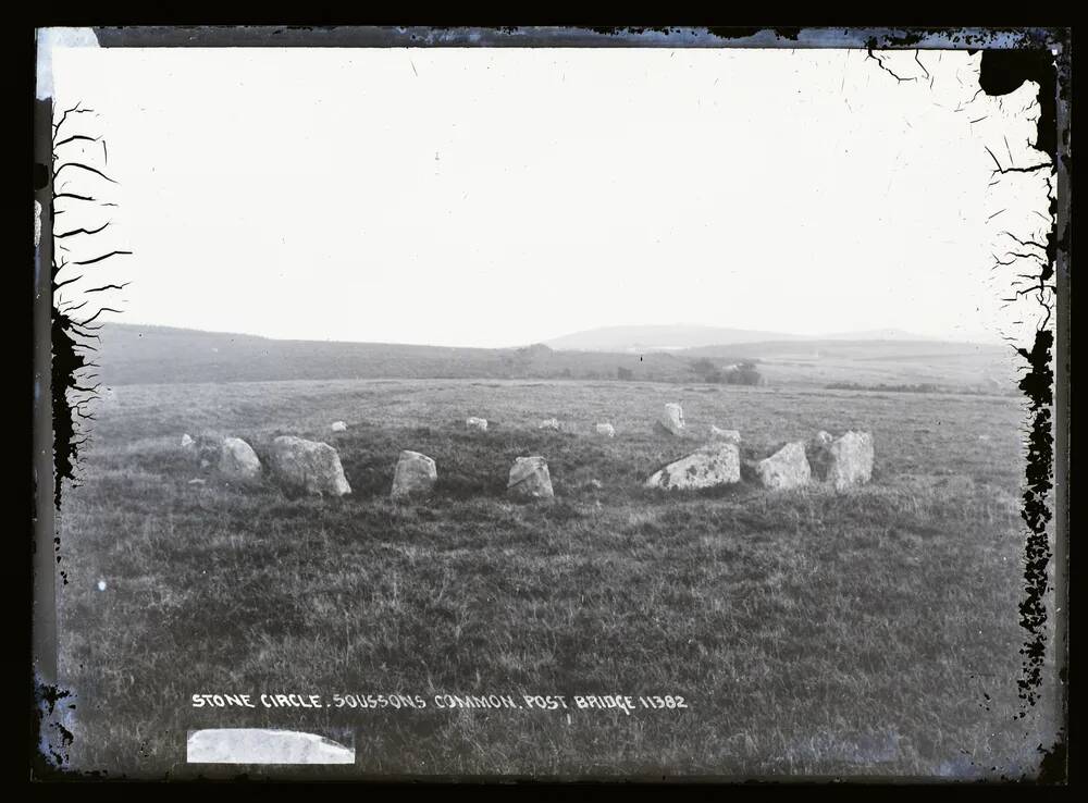 Stone circle, Soursons Common, Lydford