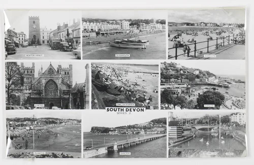 Torquay - 9 view postcard