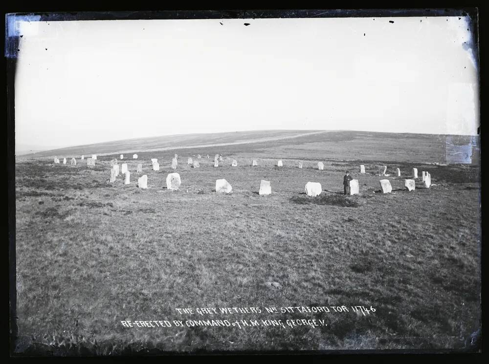 The Grey Wethers, near Sittaford Tor (after re-erection), Lydford